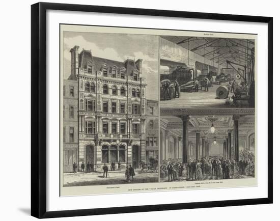 New Offices of the Daily Telegraph in Fleet-Street-Frank Watkins-Framed Giclee Print