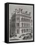 New Offices of the National Provident Institution in Eastcheap-R. Dudley-Framed Stretched Canvas