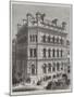 New Offices of the National Provident Institution in Eastcheap-R. Dudley-Mounted Giclee Print