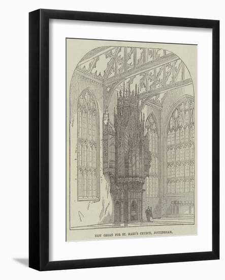 New Organ for St Mary's Church, Nottingham-null-Framed Giclee Print