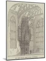 New Organ for St Mary's Church, Nottingham-null-Mounted Giclee Print