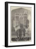 New Organ in the Restored Abbey Church, Sherborne, Dorset-null-Framed Giclee Print