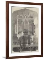 New Organ in the Restored Abbey Church, Sherborne, Dorset-null-Framed Giclee Print