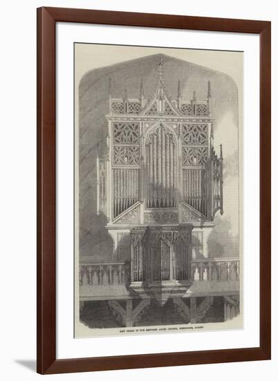 New Organ in the Restored Abbey Church, Sherborne, Dorset-null-Framed Giclee Print