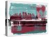 New Orleans Abstract Skyline I-Emma Moore-Stretched Canvas