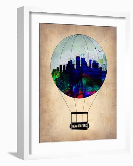 New Orleans Air Balloon-NaxArt-Framed Art Print