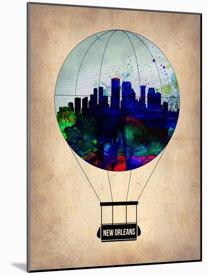 New Orleans Air Balloon-NaxArt-Mounted Art Print