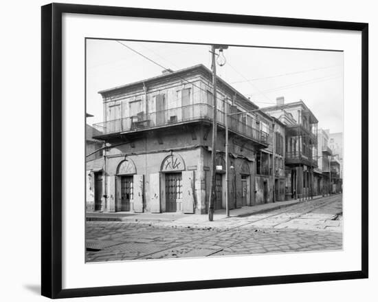 New Orleans: Bar, C. 1905-null-Framed Photographic Print