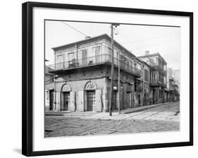 New Orleans: Bar, C. 1905-null-Framed Photographic Print