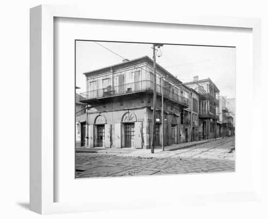 New Orleans: Bar, C. 1905-null-Framed Photographic Print