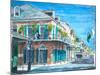 New Orleans, Bourbon St., 2008-Anthony Butera-Mounted Giclee Print