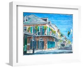 New Orleans, Bourbon St., 2008-Anthony Butera-Framed Giclee Print