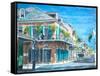 New Orleans, Bourbon St., 2008-Anthony Butera-Framed Stretched Canvas