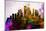 New Orleans City Skyline-NaxArt-Mounted Art Print