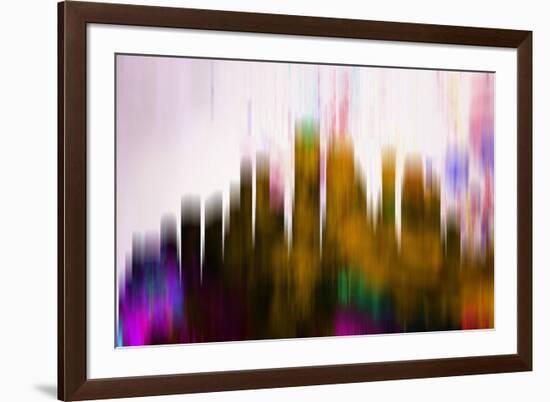 New Orleans Downtown Skyline-NaxArt-Framed Art Print