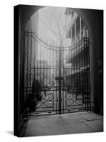 New Orleans' French Quarter is Famous for its Intricate Ironwork Gates and Balconies-null-Stretched Canvas