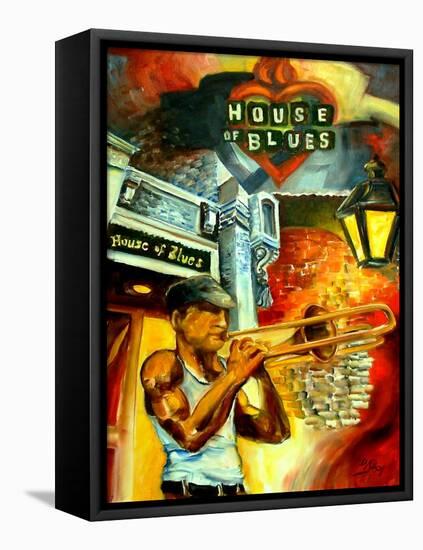 New Orleans House Of Blues-Diane Millsap-Framed Stretched Canvas