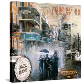 New Orleans II-John Clarke-Stretched Canvas