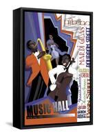 New Orleans Jazz Band-FS Studio-Framed Stretched Canvas