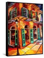 New Orleans Jazz Corner-Diane Millsap-Framed Stretched Canvas