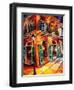 New Orleans Jazz Corner-Diane Millsap-Framed Art Print