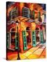 New Orleans Jazz Corner-Diane Millsap-Stretched Canvas