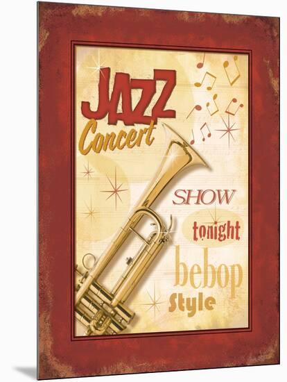 New Orleans Jazz I-Pela Design-Mounted Art Print