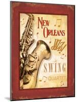 New Orleans Jazz II-Pela Design-Mounted Art Print