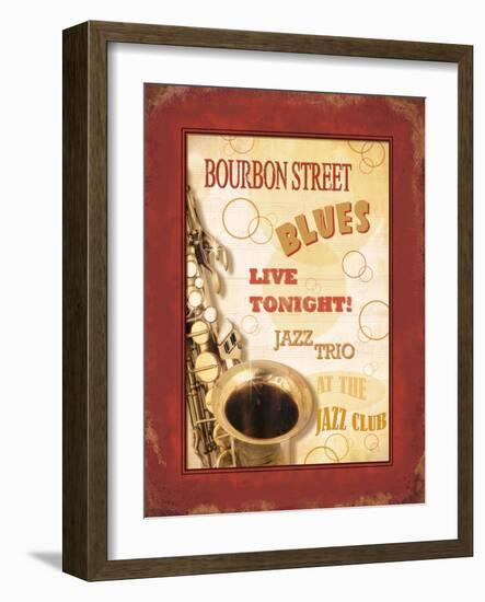 New Orleans Jazz III-Pela Design-Framed Art Print