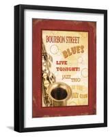 New Orleans Jazz III-Pela Design-Framed Art Print