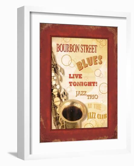 New Orleans Jazz III-Pela Design-Framed Art Print