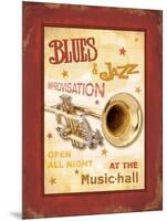 New Orleans Jazz IV-Pela Design-Mounted Art Print