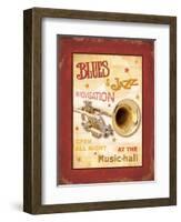 New Orleans Jazz IV-Pela Design-Framed Art Print