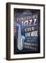 New Orleans, Louisiana - Jazz Club-Lantern Press-Framed Art Print