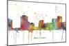 New Orleans Louisiana Skyline MCLR 1-Marlene Watson-Mounted Giclee Print