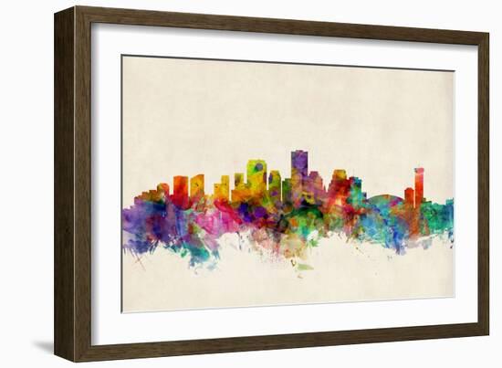 New Orleans Louisiana Skyline-Michael Tompsett-Framed Art Print