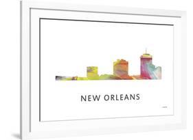 New Orleans Louisiana Skyline-Marlene Watson-Framed Giclee Print