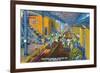 New Orleans, Louisiana, View of Workers Unloading Bananas from Ships-Lantern Press-Framed Premium Giclee Print