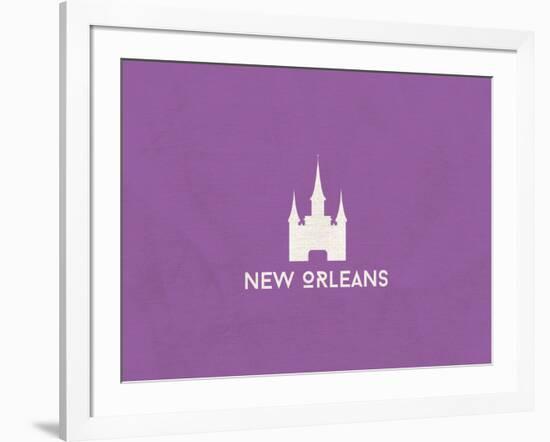 New Orleans Minimalism-null-Framed Art Print