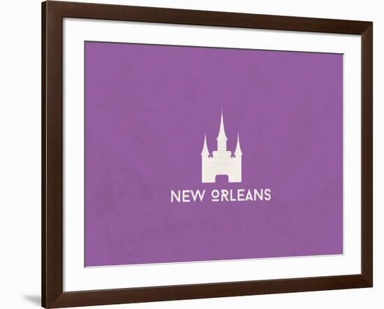 New Orleans Minimalism-null-Framed Art Print