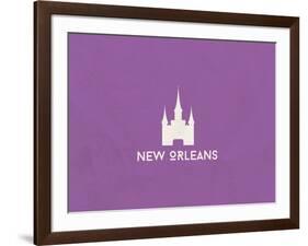 New Orleans Minimalism-null-Framed Art Print