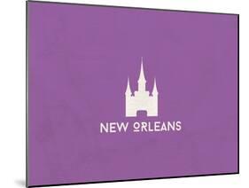 New Orleans Minimalism-null-Mounted Art Print
