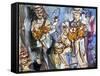 New Orleans Musicians I-Erin McGee Ferrell-Framed Stretched Canvas