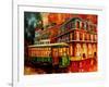 New Orleans Night Streetcar-Diane Millsap-Framed Art Print