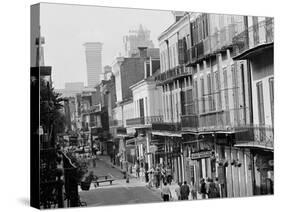 New Orleans' Old World Style French Quarter-null-Stretched Canvas