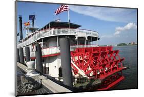 New Orleans Paddle Steamer-null-Mounted Art Print