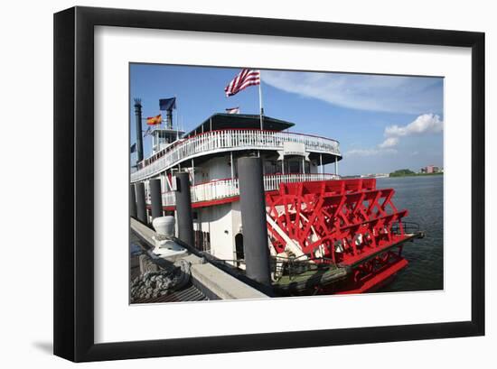 New Orleans Paddle Steamer-null-Framed Art Print