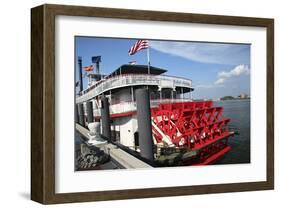 New Orleans Paddle Steamer-null-Framed Art Print