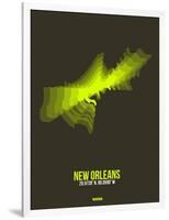 New Orleans Radiant Map 1-NaxArt-Framed Art Print