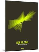 New Orleans Radiant Map 1-NaxArt-Mounted Art Print